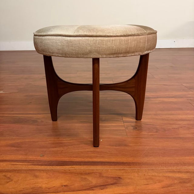 Mid 20th Century G-Plan Astro Vintage Stool / Ottoman For Sale - Image 5 of 9
