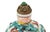Antique 19th Century Chinese Famille Rose Molded Porcelain Snuff Bottle With Qianlong Mark For Sale - Image 9 of 11