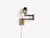 1960s Mid-Century Modern Fagerhults Belysning Ab, Articulating Wall Light, Brass For Sale - Image 10 of 14
