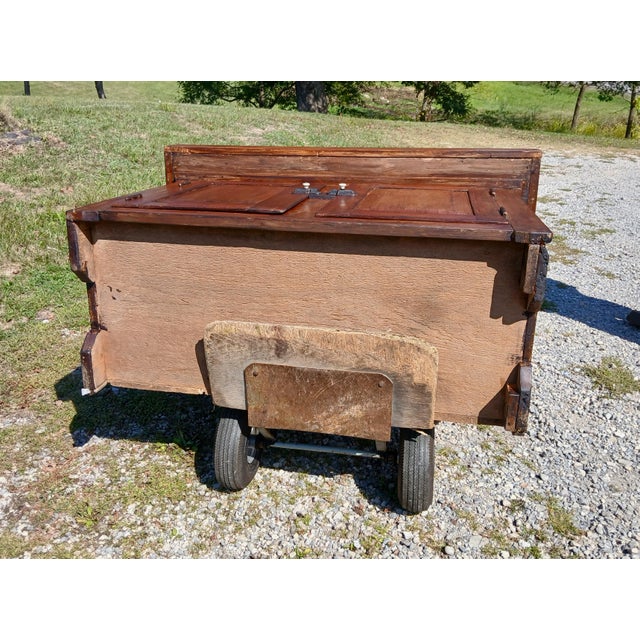 Antique Early Pennsylvania Primitive Cherry Dry Sink Hand Crafted 1840s For Sale - Image 13 of 13