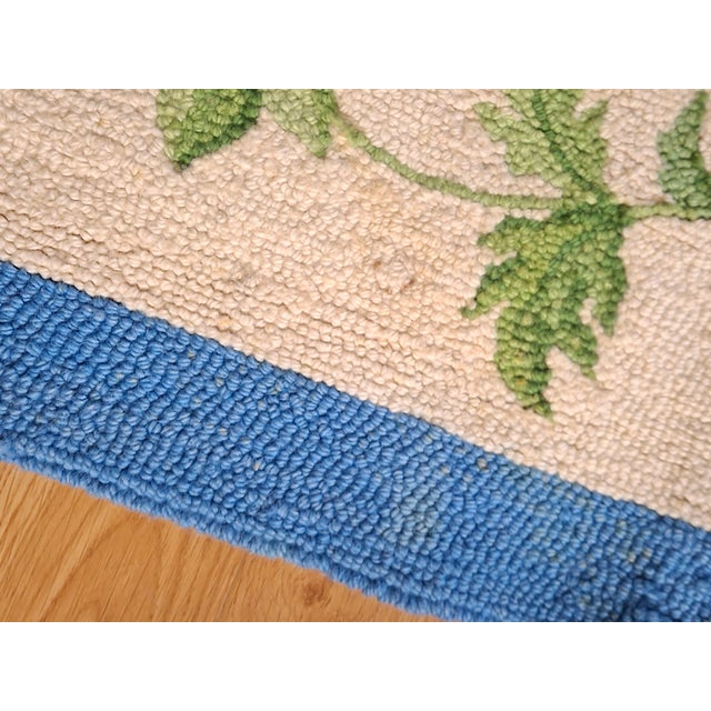 Massive George Wells Hooked Rug For Sale - Image 18 of 18