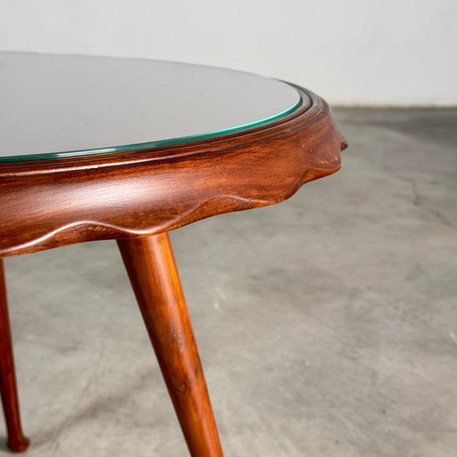 Round Coffee Table by Paolo Buffa for Arrighi Serafino, 1950s For Sale - Image 9 of 16