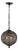 Aloadecor W12'' Modern Glam Smoke Crystal Globe Chandelier Contemporary Black Pendant Light For Sale