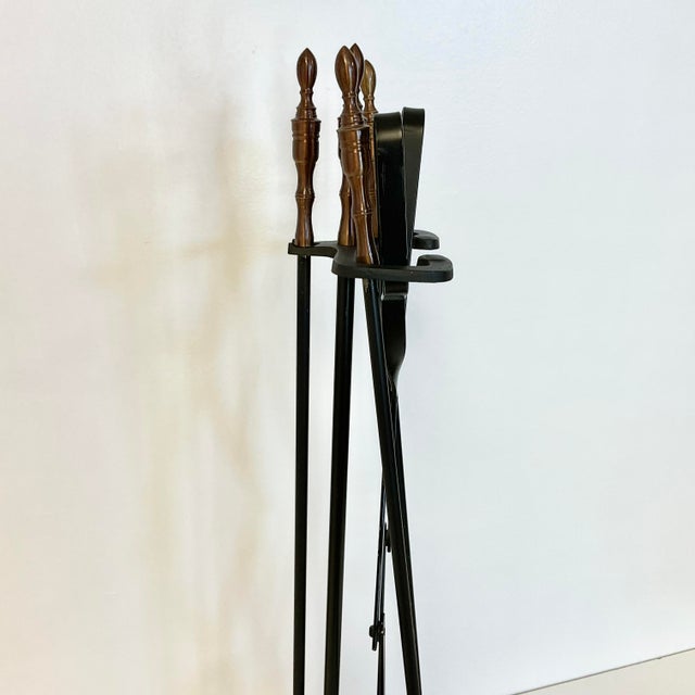 What we love most about this vintage fireplace set is the bronze handles and accents. They are more stylish and...