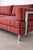 Modern Striped Sofa With Exposed Brushed Metal Frame Detail, Late 20th Century For Sale - Image 4 of 8