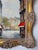 1970’s Vintage Robert Parisian Street Scene Oil on Canvas Painting, Ornate Gilt Frame For Sale - Image 9 of 12