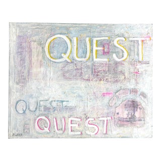 Contemporary Original Mixed Media Abstract Artwork by Cassandra Auker For Sale