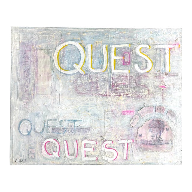 Contemporary Original Mixed Media Abstract Artwork by Cassandra Auker For Sale