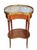 Antique Louis XV Style French Inlaid Marble Top Side Table