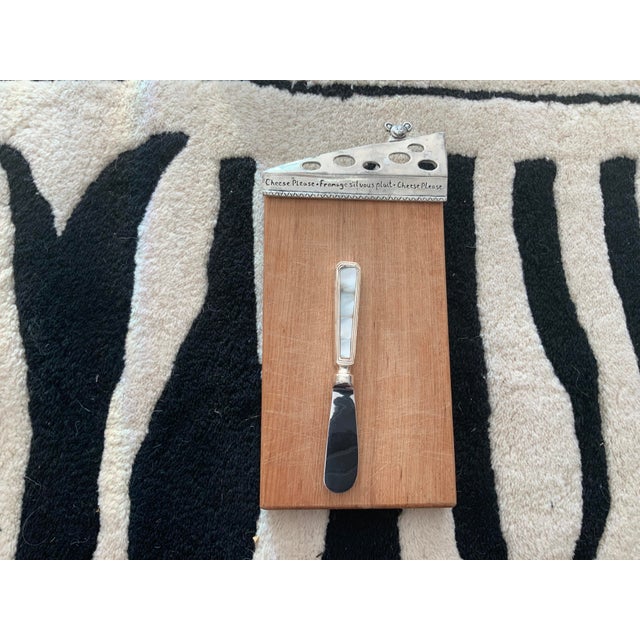 This is the most adorable petite cheese board and spreader that I’ve ever seen. Intended for every for every day use. Sure...