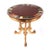 Italian Gilt Table with Marble Top by Pietra Dura, 1890s For Sale - Image 9 of 9