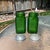 Art Deco Circa 1930 Owen's Glass Company Green Salt and Pepper Shakers- a Pair For Sale - Image 3 of 5