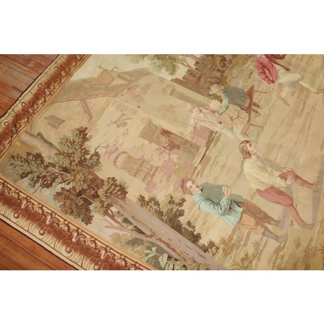 Textile Early 19th Century Large Tapestry For Sale - Image 7 of 18