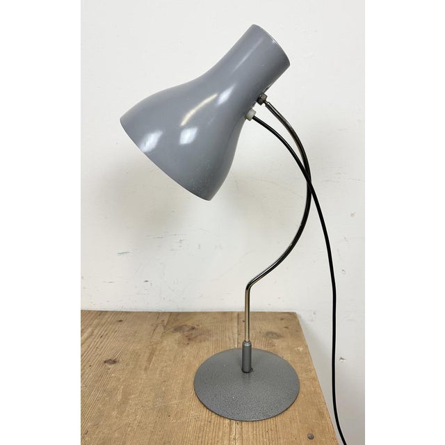 This table lamp, Napako model 0521, was designed by Josef Hurka and produced by Napako in former Czechoslovakia during the...