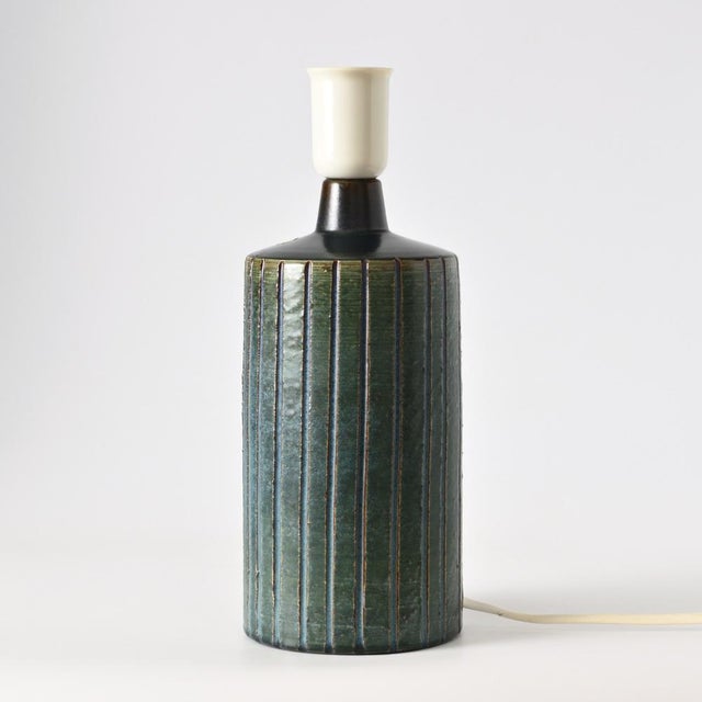 Swedish Ceramic Table Lamp by Jerk Werkmaster for Nittsjö, 1960s For Sale - Image 6 of 13