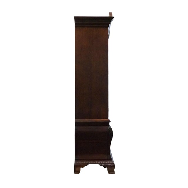 Century Furniture Flame Mahogany Traditional Style 47" Bombay Clothing Armoire / Media Cabinet For Sale - Image 12 of 12