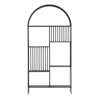 Arched Iron Section Shelf For Sale