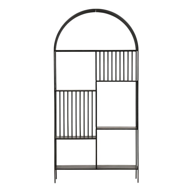 Arched Iron Section Shelf For Sale