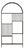 Arched Iron Section Shelf For Sale