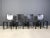 Black Leather Dining Chairs by Arper Italy, 1980s, Set of 4 For Sale - Image 10 of 10