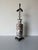 Elegant 1940’s French Chinoiserie porcelain table lamp featuring a beautifully hand-decorated baluster-form body adorned...