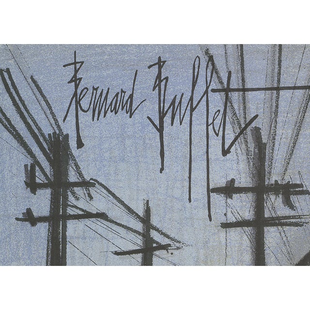 One of 11 full-page lithographs by Bernard Buffet original to the portfolio "Bernard Buffet Oeuvre Grave", published by...