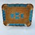 Florentine Tray With Blue Accents For Sale - Image 4 of 6