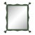 Fleur Home Carnival Iko Iko Rectangle Mirror in Duck Green, 51x63 For Sale