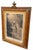 Huge Antique Queen Victoria Coronation Engraving Print in Royal Crown Frame.