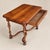 20th Century Louis XIII Style Walnut Writing Table With X-Form Stretcher For Sale In New York - Image 6 of 10