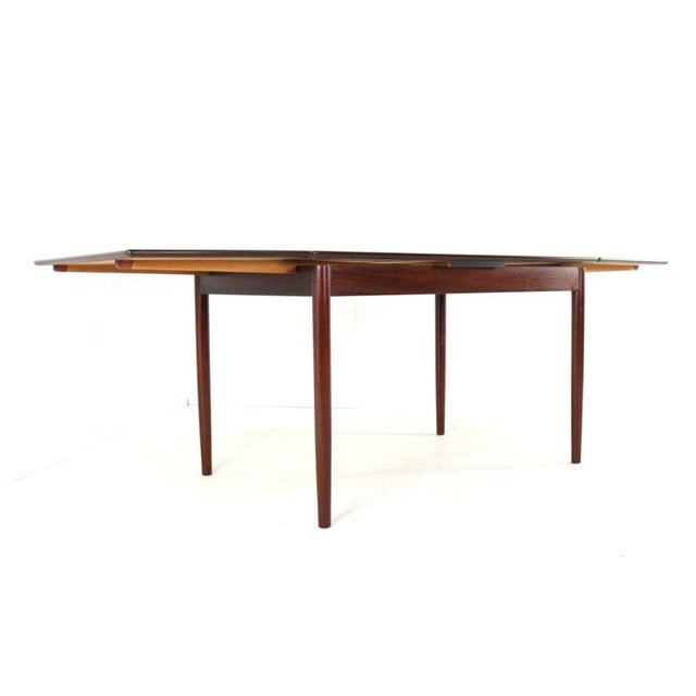1960s Extendable Rosewood Stenstrup Dining Table For Sale - Image 5 of 16