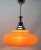 Mid-Century Scandinavian Pendant Light with Acrylic Optical Shade For Sale - Image 4 of 11