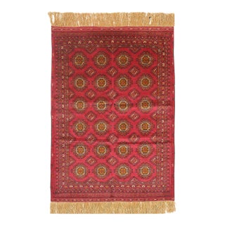 Pasargad DC Double-Sided Hand-Knotted Silk Quchan Rug For Sale