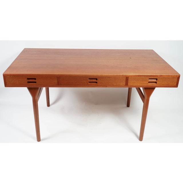 Nanna Ditzel Teak Writing Desk for Søren Willadsen For Sale In Miami - Image 6 of 18