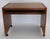 A Scandinavian Modern Teak Rolling Pull Out Surface Computer Desk. Measures 35" in width, 23.5" in depth, 37.25" in depth...