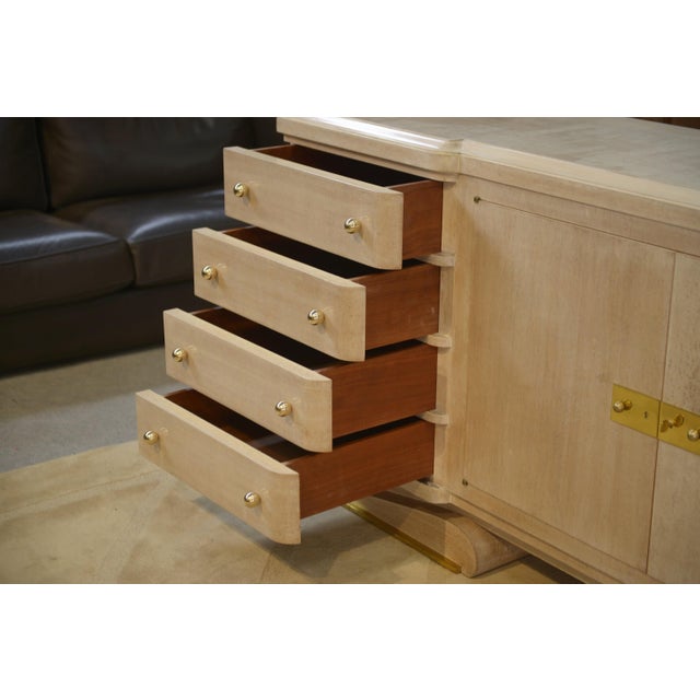 Modernist Art Deco Buffet by Pechon Mof 1941 for the Decorator Pebreuil, 1940s For Sale - Image 12 of 16