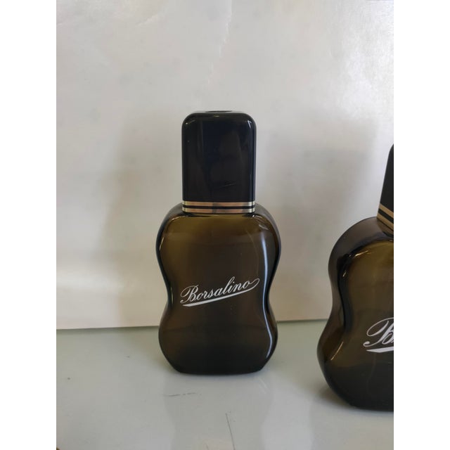 Vintage Bottles from Borsalino, 1984, Set of 2 For Sale - Image 6 of 8