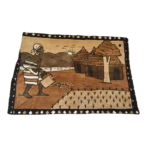 Mid 20th Century Korhogo Africa Handwoven Mud Cloth
