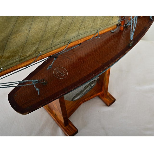 Wood Scottish Early 20th Century Pond Yacht For Sale - Image 7 of 10
