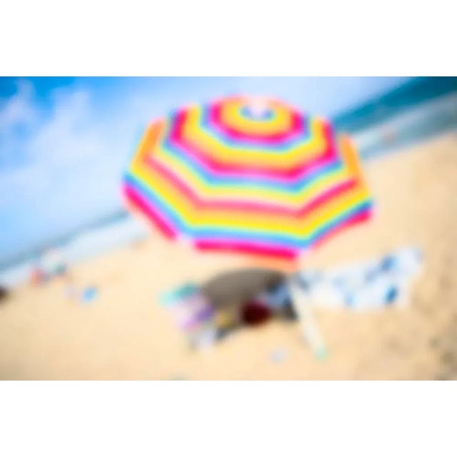 Contemporary Cheryl Maeder "Beach Series IV" Archival Photographic Watercolor Print For Sale - Image 3 of 3