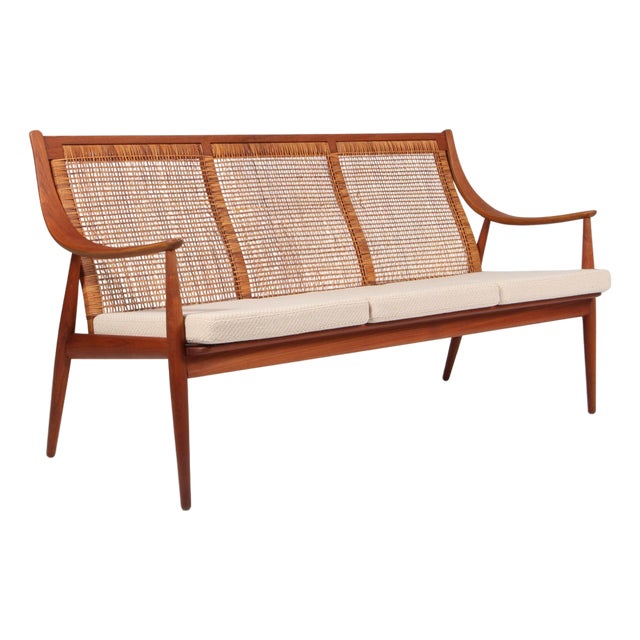 Three-Seater Sofa by Peter Hvidt & Orla Mølgaard Nielsen, 1960s For Sale