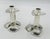 1980s Pair of Silver Plated Candle Holders by Emilia Castillo, Mexican Modernism For Sale In Los Angeles - Image 6 of 15