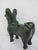 Chinese Green Glazed Dog Han Style Pottery Tomb Guardian Sculpture For Sale - Image 10 of 13
