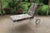 Wrought Iron Chaise Lounge With Floral Cushions For Sale - Image 15 of 15