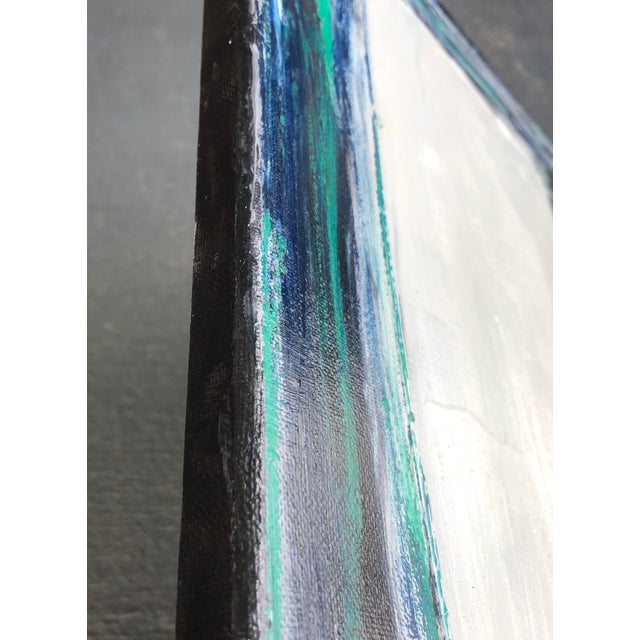 Contemporary Original Abstract Painting “Glacier “ by Cassandra Auker For Sale - Image 6 of 6