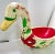 1980s Vintage Hand-Painted Paper Mâché Christmas Swan Bowl Centerpiece, 24.5" For Sale - Image 5 of 12