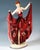 Delicate goldscheider art déco ceramic figurine of the 1930s: a dancer posing gracefully with her head tilted to the...