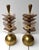 Contemporary Pair of Brass and Murano Glass Flower Lamps, Italy For Sale - Image 10 of 16