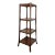 Vintage Bamboo Tiered Pagoda Étagère For Sale