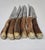 Hoffritz Staghorn Handle Knives Steak Set 6 Forged Stainless Blades Sheffield Uk 1980s For Sale - Image 4 of 4